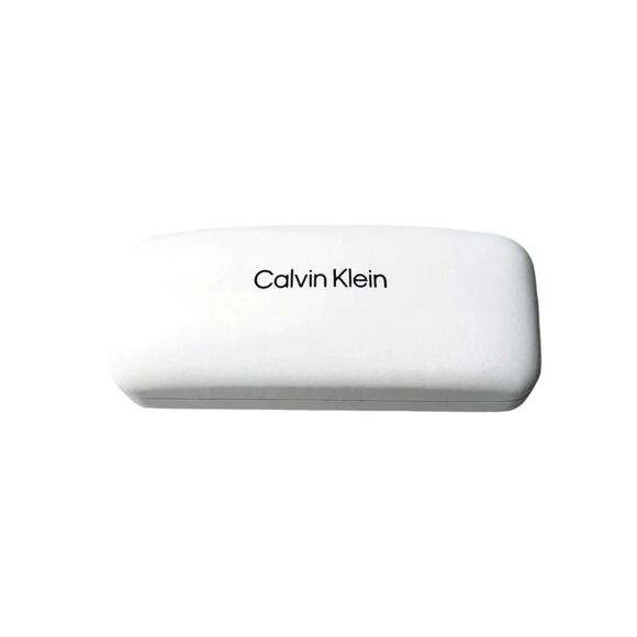 Calvin Klein White Sunglasses Eyeglasses Clamshell Glasses Hard Case - Picture 6 of 6